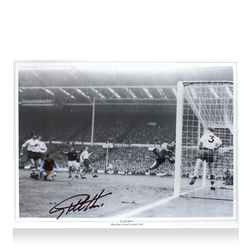 Icons Geoff Hurst gesigneerde West Ham United foto