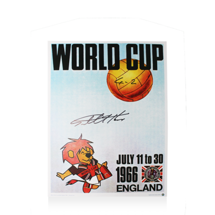 Geoff Hurst gesigneerde Engeland foto