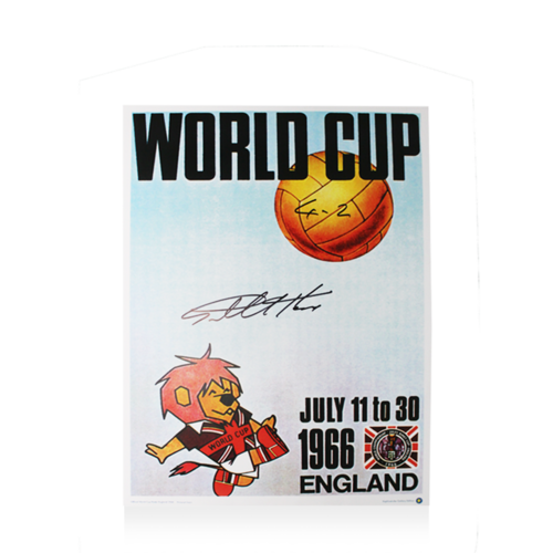 Icons Geoff Hurst gesigneerde Engeland foto