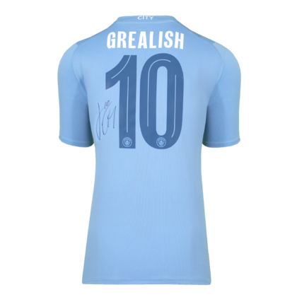 Jack Grealish gesigneerd Manchester City shirt 2023-24