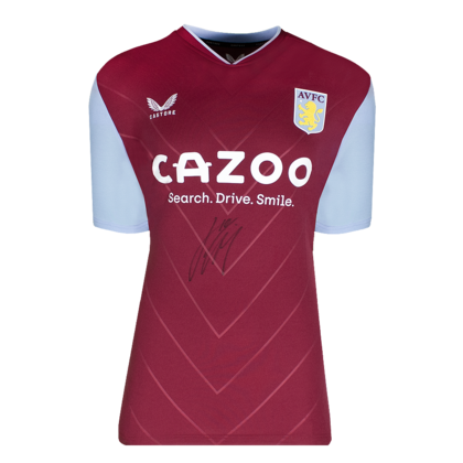 Jack Grealish gesigneerd Aston Villa shirt 2022-23