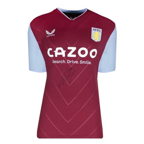 Icons Jack Grealish gesigneerd Aston Villa shirt 2022-23