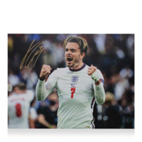 Icons Jack Grealish gesigneerde Engeland foto