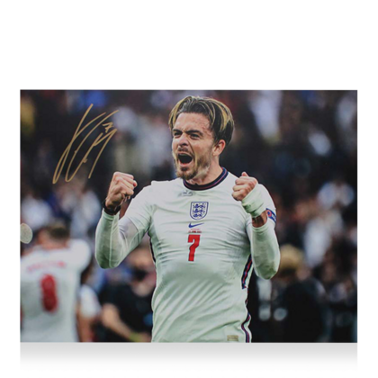 Jack Grealish gesigneerde Engeland foto