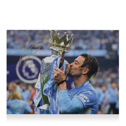 Jack Grealish gesigneerde Manchester City foto