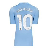 Icons Jack Grealish gesigneerd Manchester City shirt 2023-24