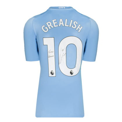 Jack Grealish gesigneerd Manchester City shirt 2023-24