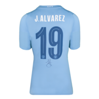 Icons Julian Alvarez gesigneerd Manchester City shirt 2023-24