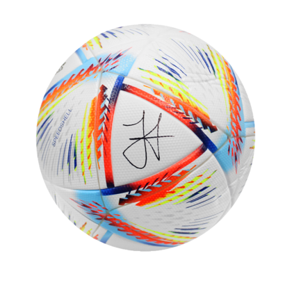 Julian Alvarez gesigneerde voetbal 2022