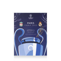 Icons Gareth Bale gesigneerd Real Madrid programmaboekje 2022