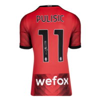 Icons Christian Pulisic gesigneerd AC Milan shirt 2023-24
