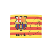 Icons Sergio Busquets gesigneerde FC Barcelona aanvoerdersband