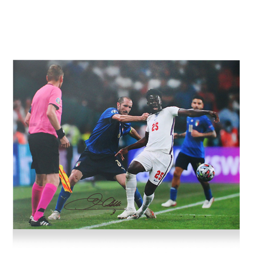 Icons Giorgio Chiellini gesigneerde Italië foto 2020