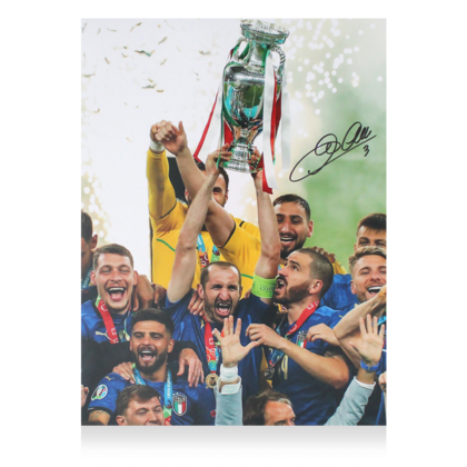 Giorgio Chiellini gesigneerde Italië foto 2020