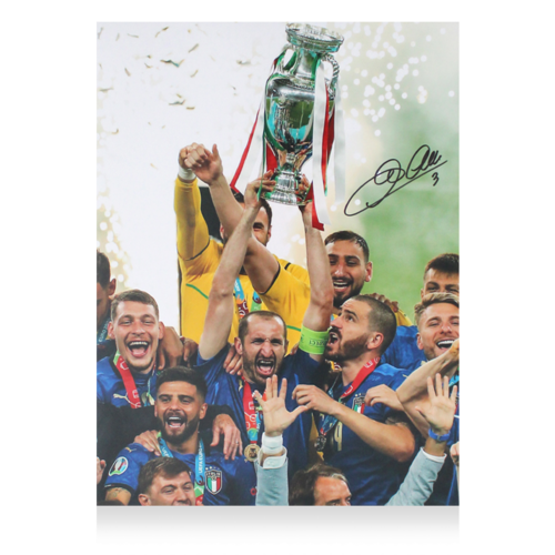 Icons Giorgio Chiellini gesigneerde Italië foto 2020