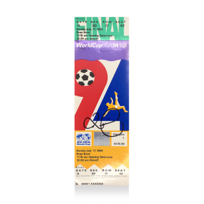 Romario gesigneerd Brazilië ticket 1994