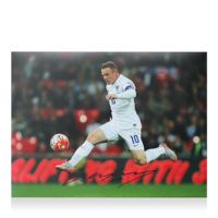 Icons Wayne Rooney gesigneerde Engeland foto