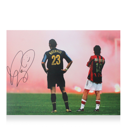 Marco Materazzi gesigneerde Internazionale foto