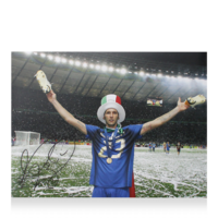 Icons Marco Materazzi gesigneerde Italië foto 2006