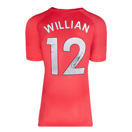 Willian gesigneerd Arsenal shirt
