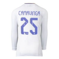 Icons Eduardo Camavinga gesigneerd Real Madrid shirt 2021-22