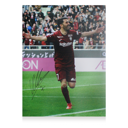 David Villa gesigneerde Vissel Kobe foto