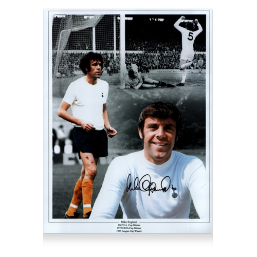 Icons Mike England gesigneerde Tottenham Hotspur foto