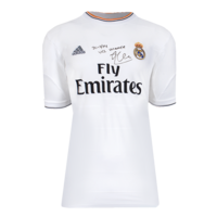 Icons Xabi Alonso gesigneerd Real Madrid shirt 2013-14