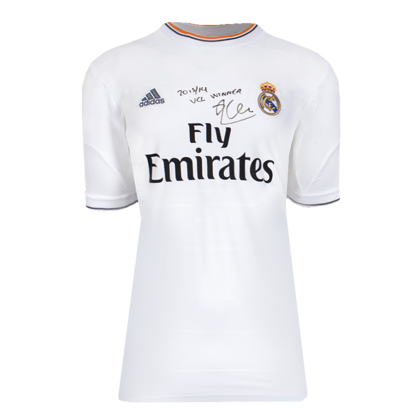Xabi Alonso gesigneerd Real Madrid shirt 2013-14