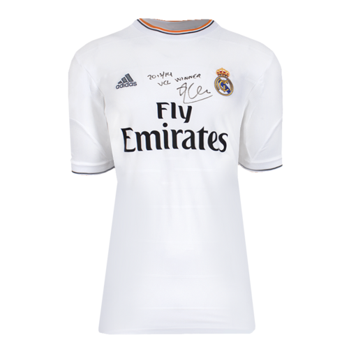Icons Xabi Alonso gesigneerd Real Madrid shirt 2013-14
