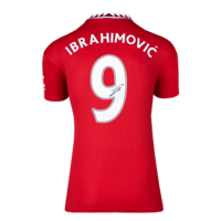 Icons Zlatan Ibrahimovic gesigneerd Manchester United shirt 2022-2