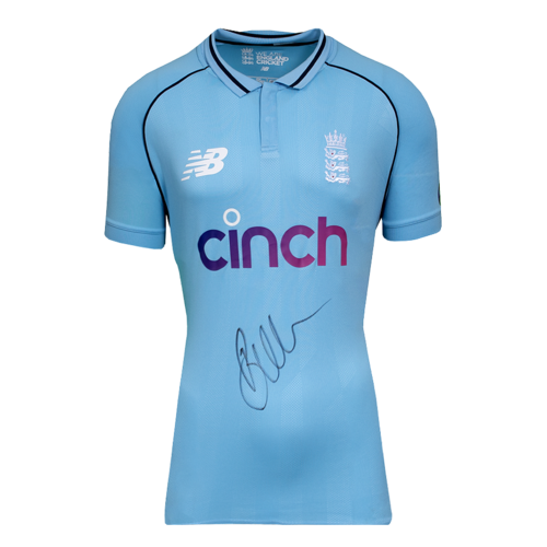 Icons Jos Buttler gesigneerd Engeland shirt