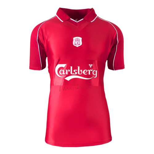 Icons Robbie Fowler gesigneerd Liverpool FC shirt 2000