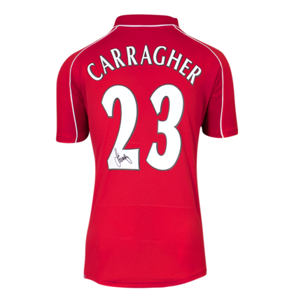 Jamie Carragher gesigneerd Liverpool FC shirt 2000