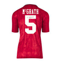 Icons Paul McGrath gesigneerd Manchester United shirt 1994