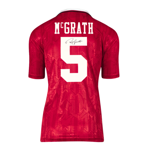 Icons Paul McGrath gesigneerd Manchester United shirt 1994