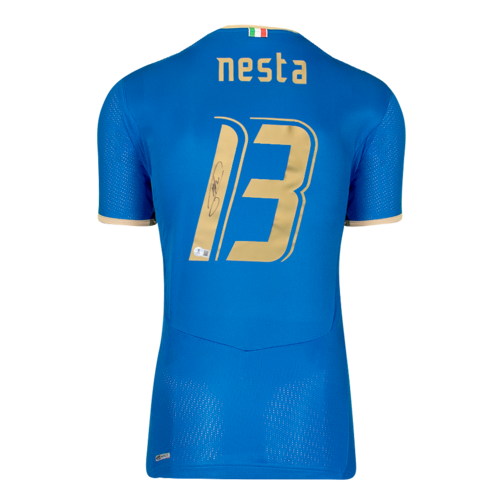 Icons Alessandro Nesta gesigneerd Italië shirt 2006-07