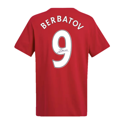 Dimitar Berbatov gesigneerd Manchester United shirt