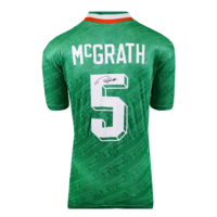 Icons Paul McGrath gesigneerd Ierland shirt 1994