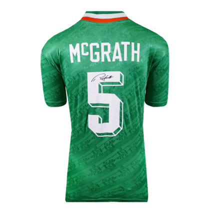 Paul McGrath gesigneerd Ierland shirt 1994