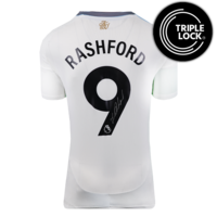 Icons Marcus Rashford gesigneerd Aston Villa shirt 2024-25