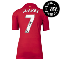 Icons Luis Suarez gesigneerd Liverpool FC shirt 2012-13