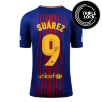 Icons Luis Suarez gesigneerd FC Barcelona shirt 2017-18