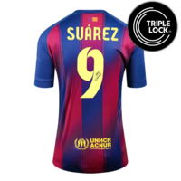 Icons Luis Suarez gesigneerd FC Barcelona shirt 2025-26