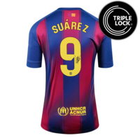 Icons Luis Suarez gesigneerd FC Barcelona shirt 2025-26