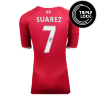 Icons Luis Suarez gesigneerd Liverpool FC shirt 2025-26