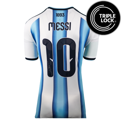 Lionel Messi gesigneerd Argentinië shirt 2026