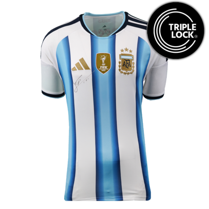 Lionel Messi gesigneerd Argentinië shirt 2026