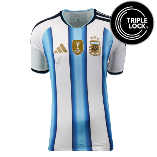 Icons Lionel Messi gesigneerd Argentinië shirt 2026