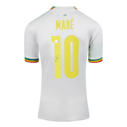 Sadio Mane gesigneerd Senegal shirt 2022-23